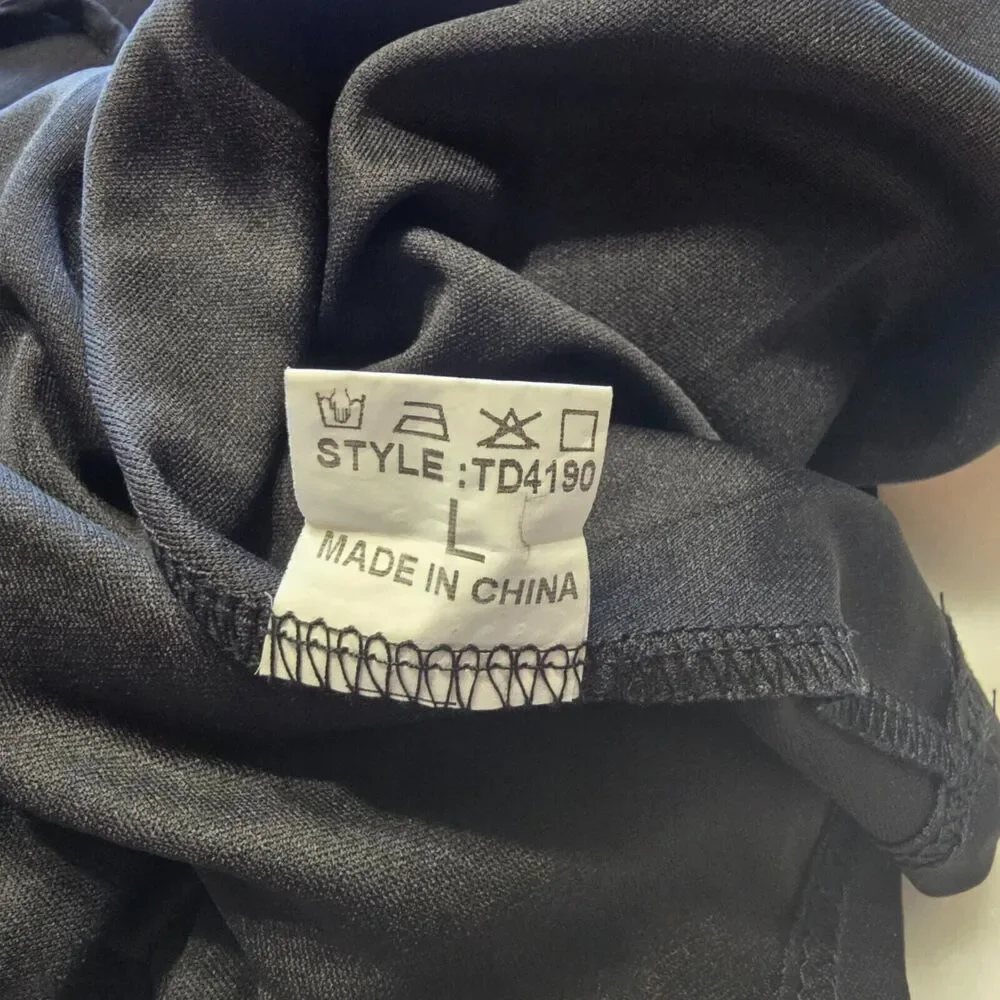 Avec Black Lace Sleeveless Mini Babydoll Dress Women Size L - Picture 6 of 7